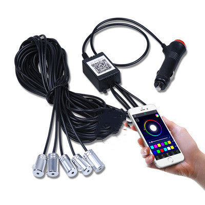 Car Accessories Interior Decorate Light 12V RGB LED Strips Ambient Light in Car