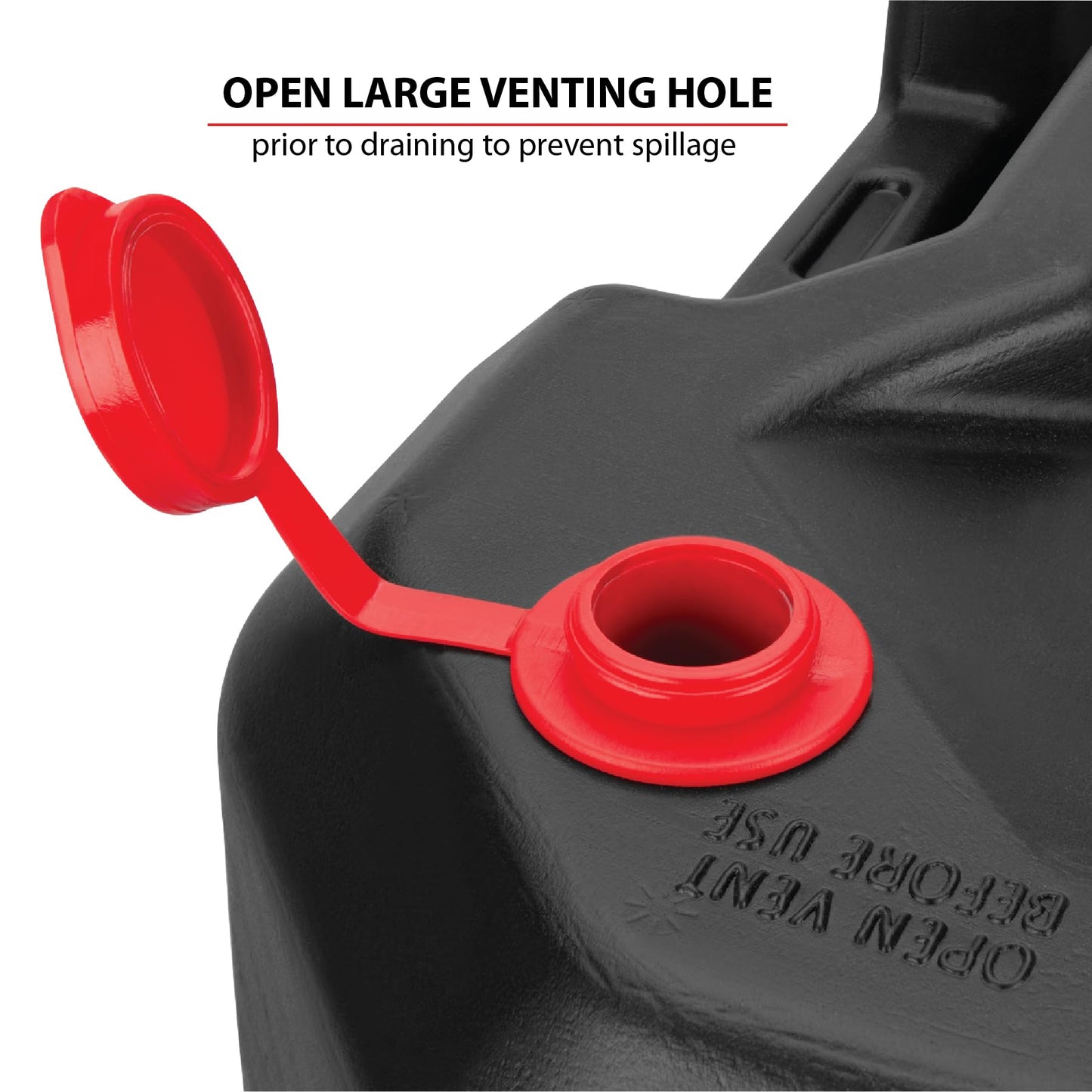 Performance Tool W4076 10-Quart Oil Drain Container, Deep Drain Well, Integrated Handles, Sealing Rubber Gaskets, Black