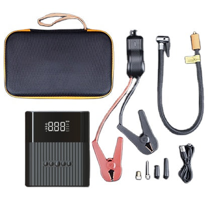 6 in 1 Functions Portable Jump Starter Battery Pack Air Compressor